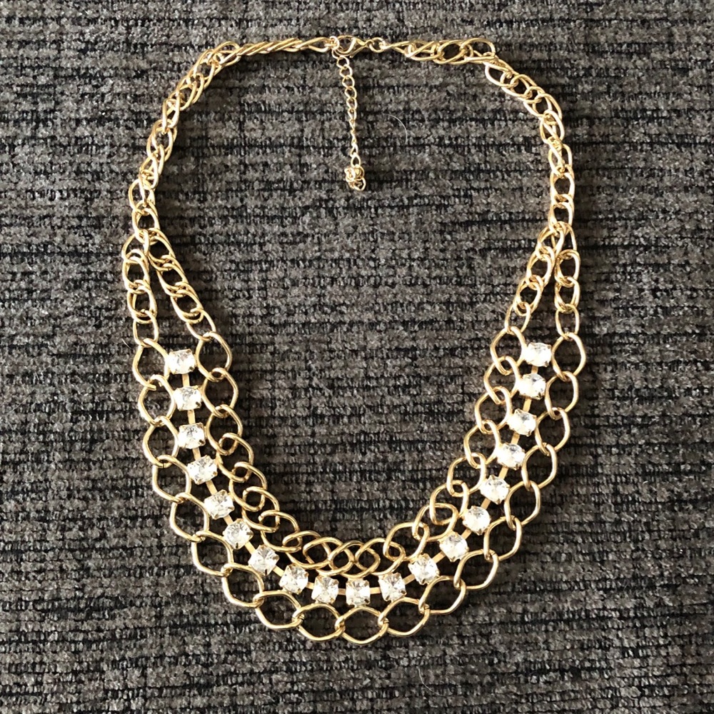 2/$9 Rhinestone Necklace - Picture 2 of 3